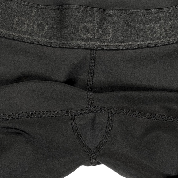 Alo Yoga High Waist Fitness Capri Leggings in Black Size Small - Picture 7 of 11